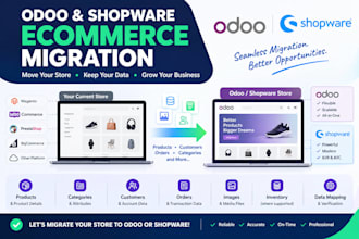 migrate your ecommerce store to odoo or shopware