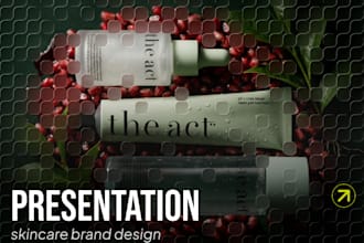 design a premium beauty brand presentation