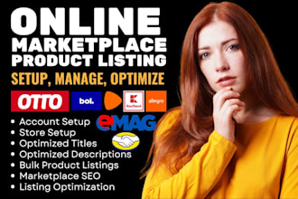 setup and manage kaufland zalando mercado libre marketplace bulk product listing