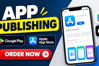 publish your android or ios app to google play or app store