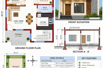 create professional 2d autocad floor plans