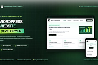 build a professional wordpress business website
