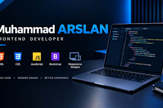 design a front end website for your business and brand