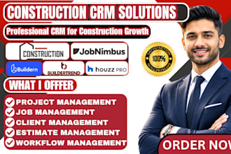 setup construction CRM using buildertrend jobnimbus foreman buildern houzz pro