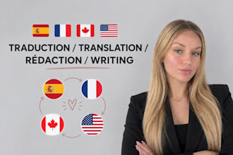 translater your text from spanish or english to canadian french