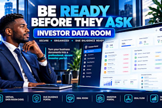 create investor data room, due diligence portal or virtual deal room