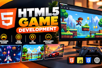 develop a custom HTML5 browser game