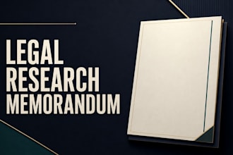draft a professional legal research memorandum for your case
