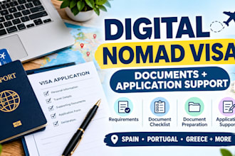 assist with digital nomad visa documents and application