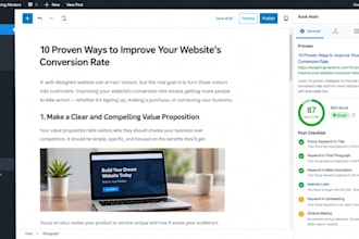create website and fix error on wordpress website, website migration