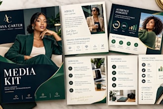 design a stunning speaker one sheet, press kit, media kit and boost your brand