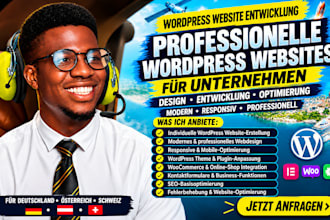 design german wordpress website multilingual business website dsgvo compliance