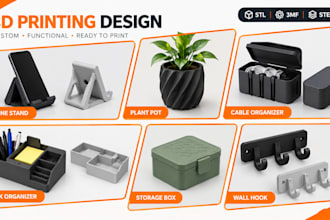 do 3d model for 3d printing, stl file and solidworks 2d to 3d