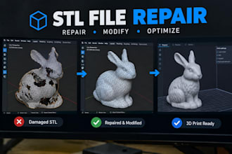 repair, modify and optimize stl files for 3d printing