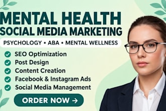 be your mental health therapy social media manager and content creator