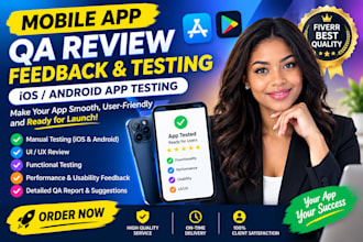 mobile app QA testing feedback and ios app testing