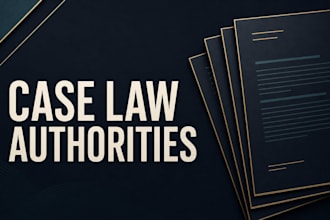 provide case law authorities and supporting legal citations