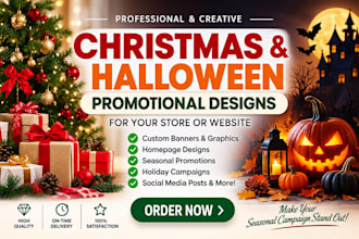design halloween  christmas and holiday conversion