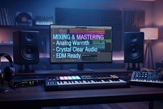 produce a melodic progressive house edm track