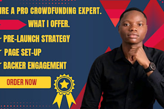create, promote and manage your crowdfunding campaign