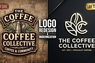 redesign, refresh, and modernize your outdated business logo
