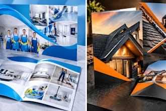 design professional business brochure, company profile and booklet