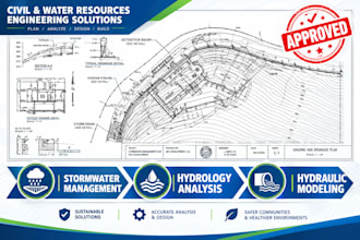 certified civil engineer stormwater hydrology hydraulics drainage flood analysis