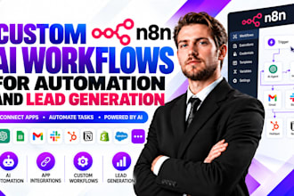 build custom n8n ai workflows for automation and lead generation