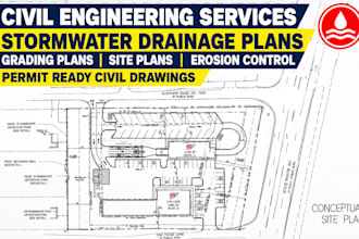 swppp civil 3d civil engineering stormwater grading plan drainage plan hydrology