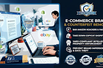 remove counterfeit listings, hijackers, and brand copyright infringement