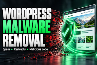 remove wordpress malware, spam links and unwanted redirects
