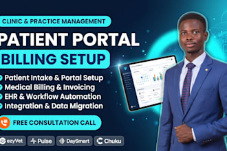 setup patient portal intake medical billing invoice ezyvet pulse daysmart chukup