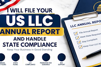 file your US llc annual report and handle state compliance
