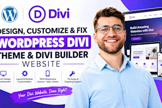 design, customize, and fix your wordpress divi theme and divi builder website