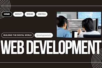 design a professional wix site design