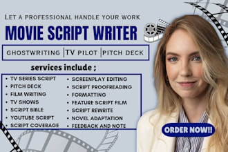write tv series bible, show bible, logline, synopsis, treatment and pitch deck