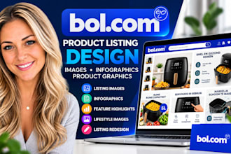 design bol com product listing images, infographics and product graphics