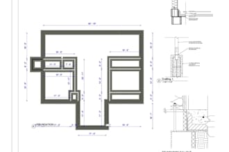 create uk house extension structural drawing, formwork plans for building design