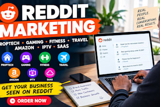 do reddit marketing for proptech gaming fitness travel and amazon iptv and saas