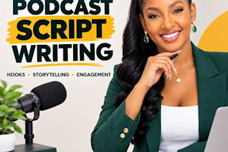 write professional podcast scripts and episode outlines