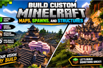 build custom minecraft maps, spawns, and structures