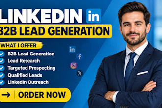 do linkedin b2b lead generation outreach prospecting and qualified leads