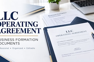 prepare your llc operating agreement and business formation documents