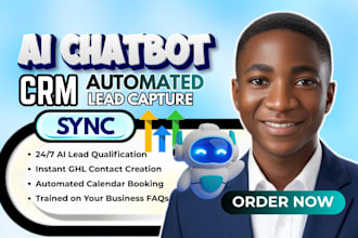 build ai chatbot for CRM automation and gohighlevel
