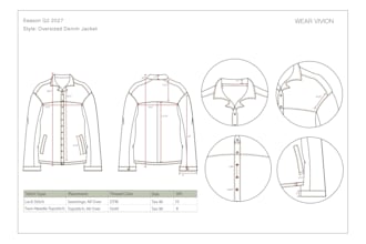 create tech packs and technical flats for fashion apparel