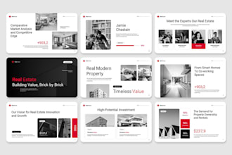 design real estate presentation investor pitch deck property investment slides