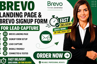 design brevo landing page brevo signup form brevo lead capture brevo forms