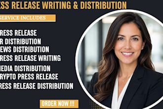 write and distribute your press release with professional PR distribution
