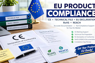 prepare ce technical file eu declaration rohs reach compliance documents