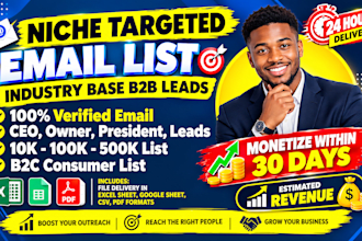 build niche targeted email list for email marketing